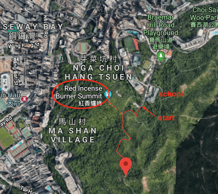 map-hong-kong-braemer-hill best photo spots hong kong