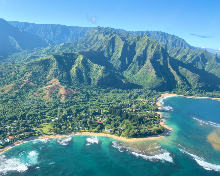 kauai-helicopter-view-beach kauai helicopter view beach