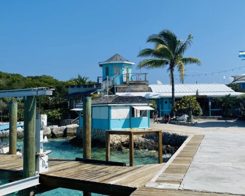 bahamas blue house exuma cays bahamas