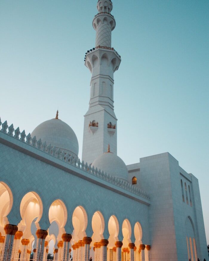 mosque.2 abu dhabi mosque evening