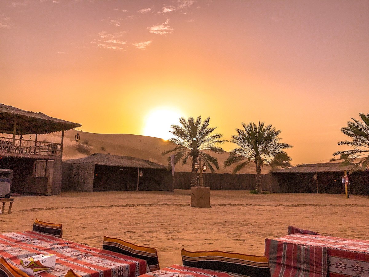 dubai desert camp