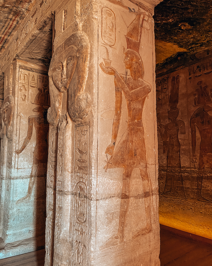 Egypt_Abu_Simbel_Nefertari_Temple_inside_2 day tour Abu Simbel