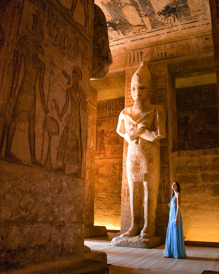 Egypt_Abu_Simbel_Ramses_Temple_inside inside the temple of Abu Simbel