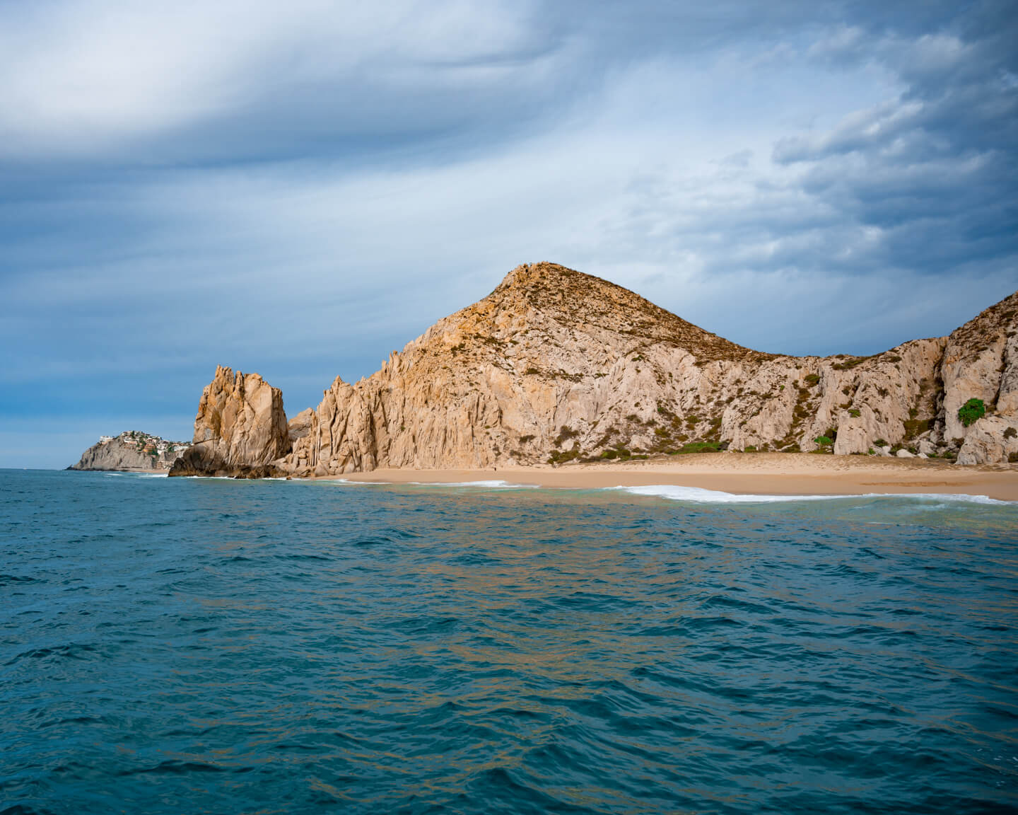 divorce beach in Cabo San Lucas seen from the water