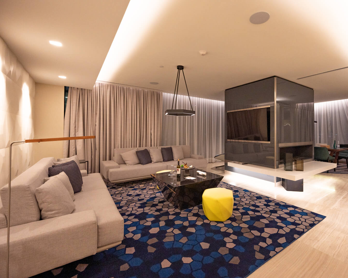 living room Sofitel Mexico City opera suite