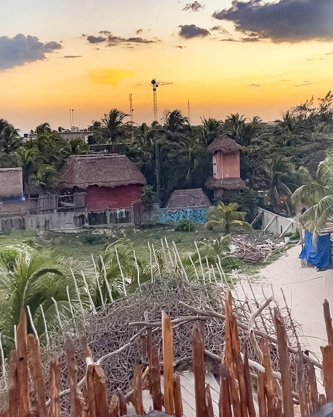 Azulik Tulum reality view reality of the view from the nests at the azulik hotel Tulum